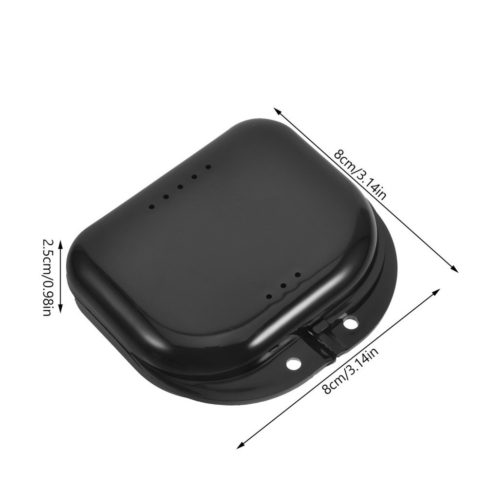 Denture Storage Case Household Box Retainer for Cleaning Container