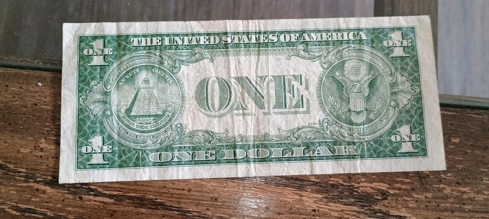 1935E RARE ERROR CUT DOLLAR BILL SILVER CERTIFICATE