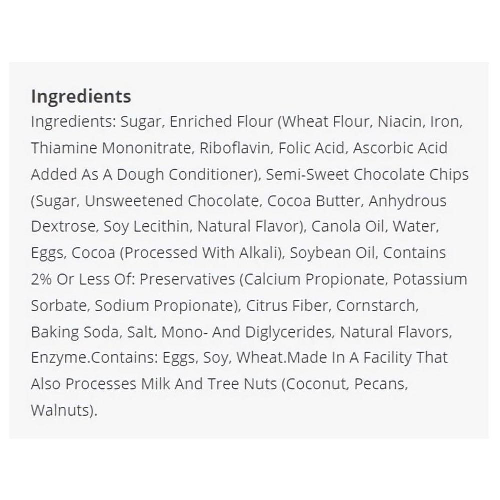 Otis Spunkmeyer Individually Wrapped Brownie Value Pack, 12 Count