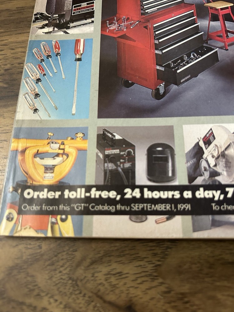 Vintage Pair- 1991 & 1993 Sears Power & Hand Tools Catalogs