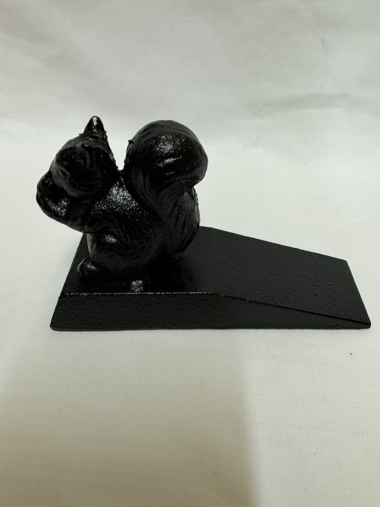 Cast Iron Squirrel Door Stop T-81