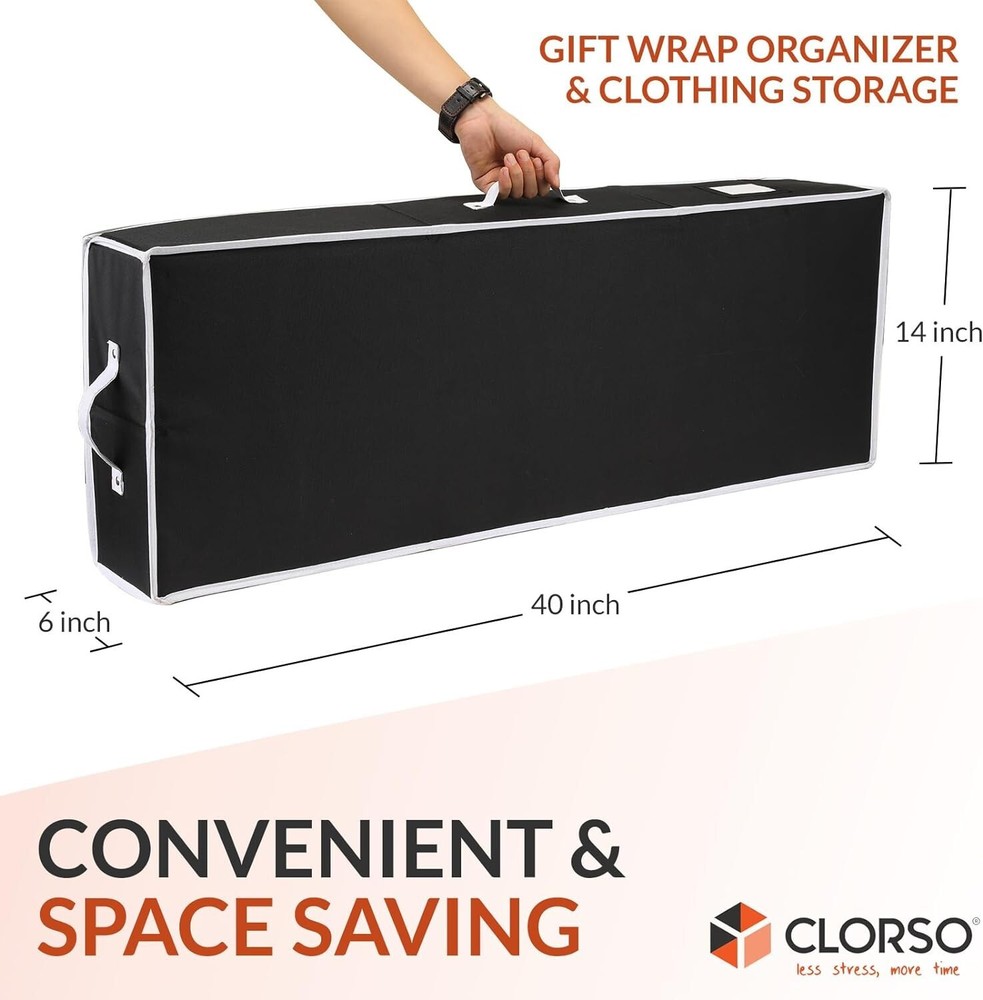 Multipurpose Wrapping Paper Storage & Clothing Storage Organizer - Underbed