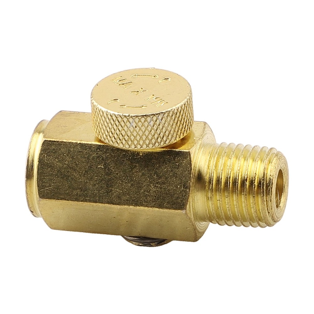 1pc Solid Brass NPT Inline Regulator Valve for Precise Air Pressure Control
