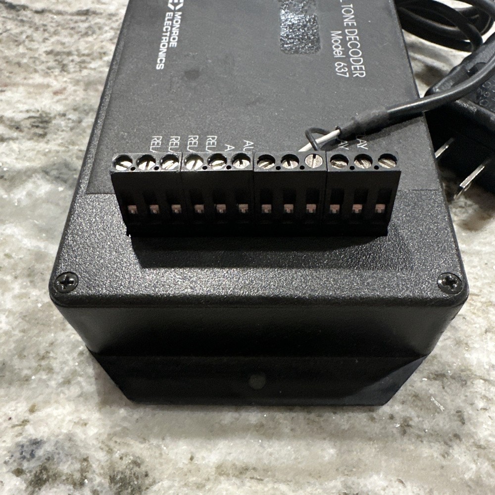 Monroe Electronics Dual Tone Decoder Model 637