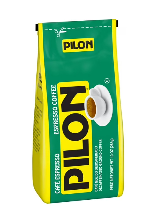Café Pilón Decaffeinated Espresso Ground Coffee, 10 oz Can