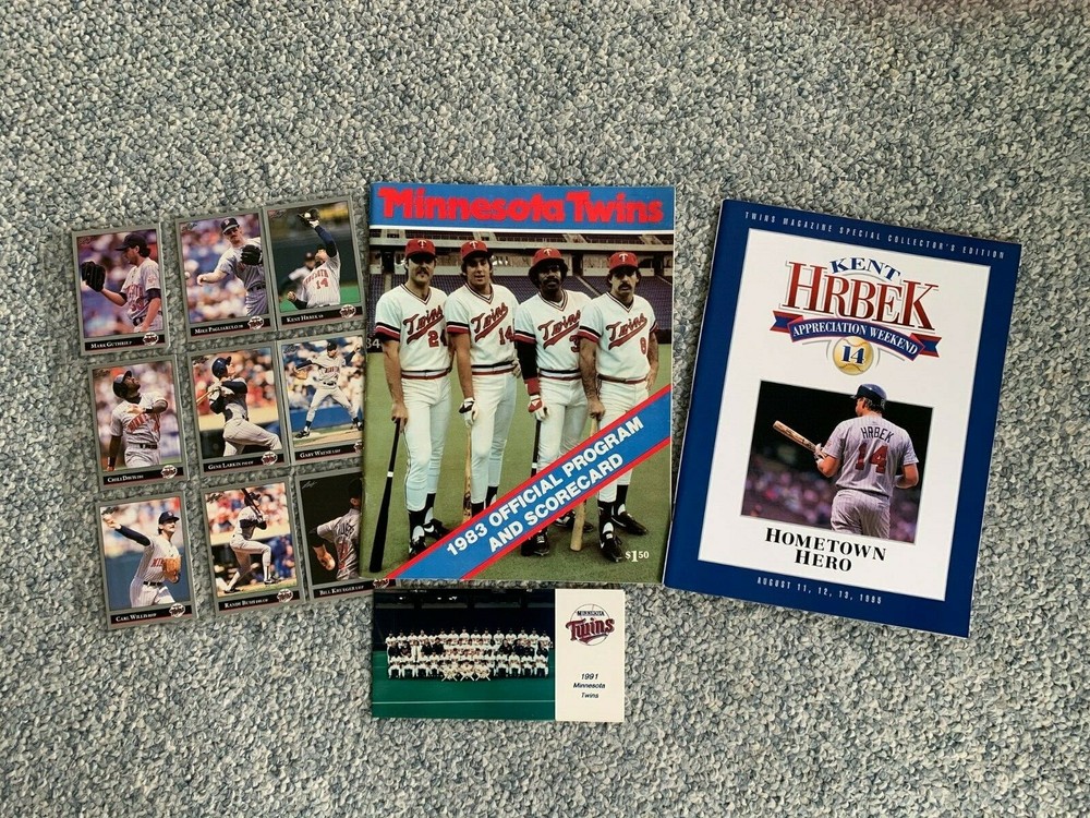 Minnesota Twins Kent Hrbek Bundle 7 items - '87 MAGIC