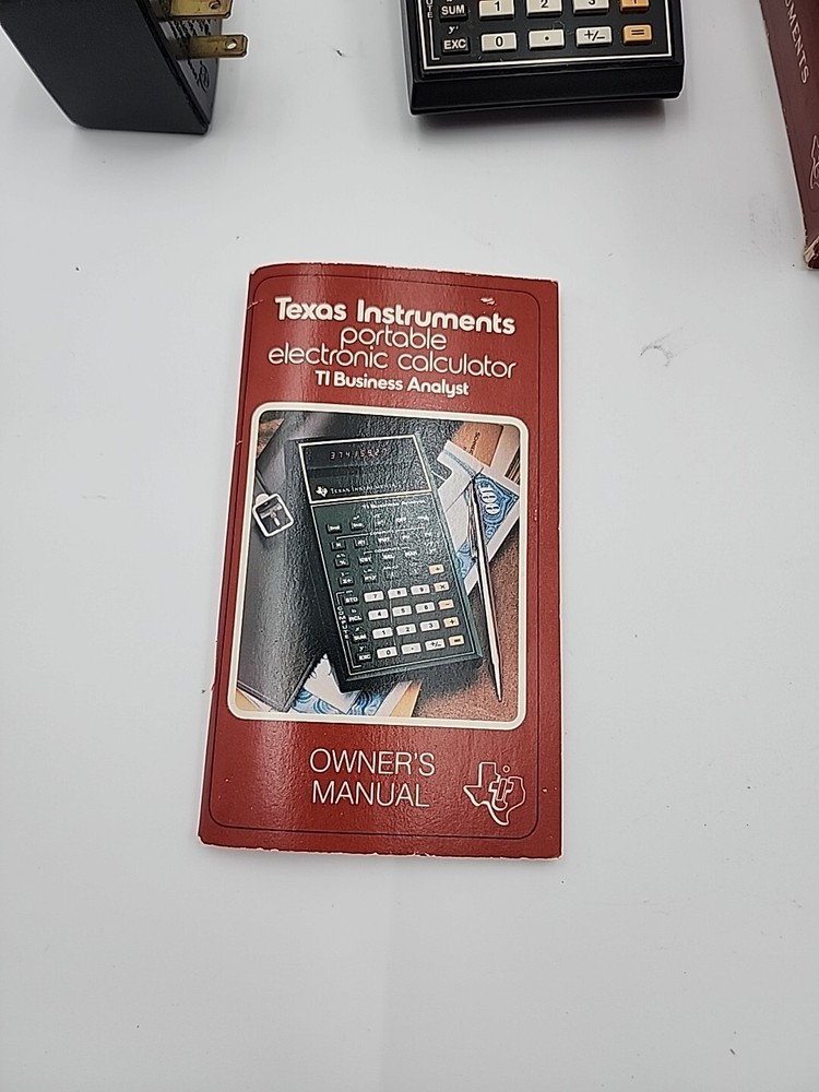 Texas Instruments TI Business Analyst Calculator with Charger.