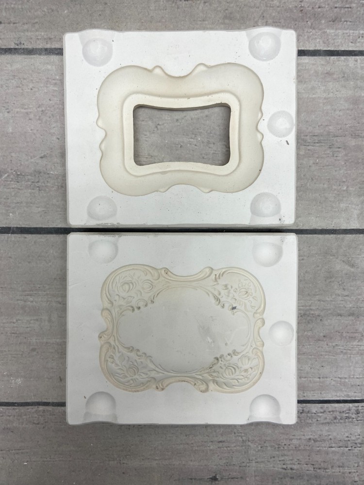 Alberta’s Ceramic Casting Mold S-Fancy Plate Ornate Frame #472