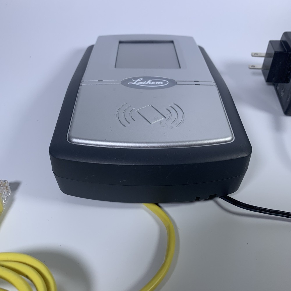 Lathem PC700-WEB Employee Network Time Clock with Power Supply USED