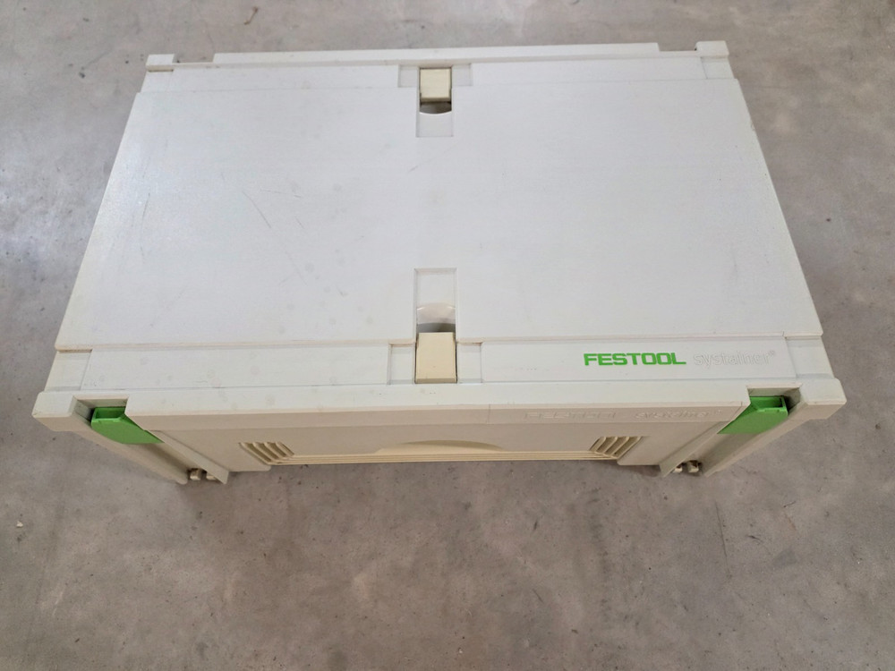 FESTOOL Large Systainer Box in good condition, retired, made in Germany.