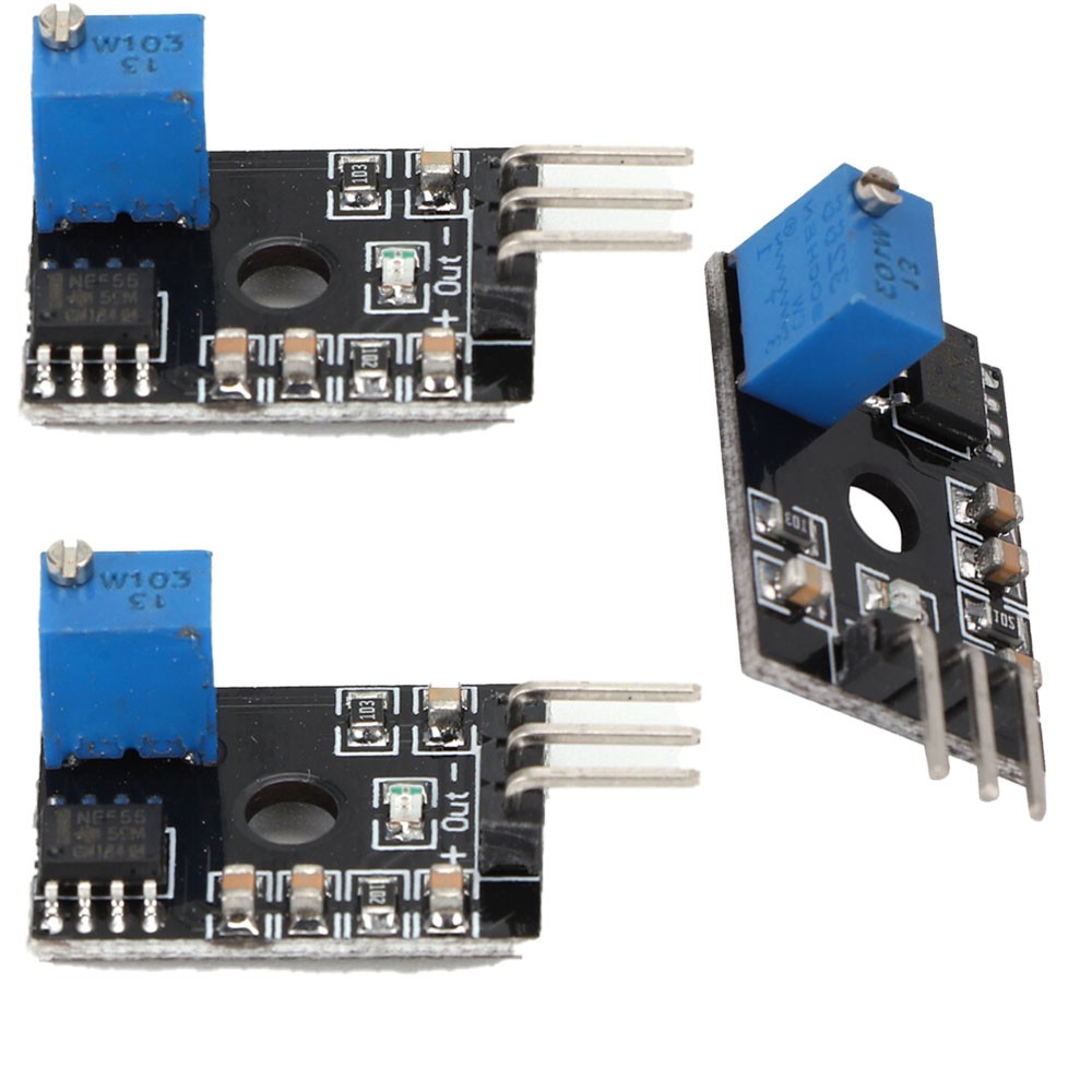 3X NE555 Timer Module Pulse Output Adjustable Frequency Board Wave Generator BEA