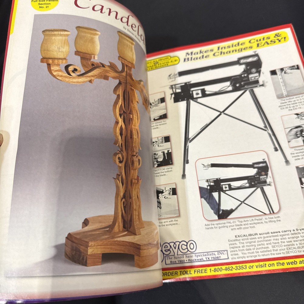 Scroll Saw Patterns Included! Creative Woodworks & Crafts Issue 74 Fall 2000 EUC