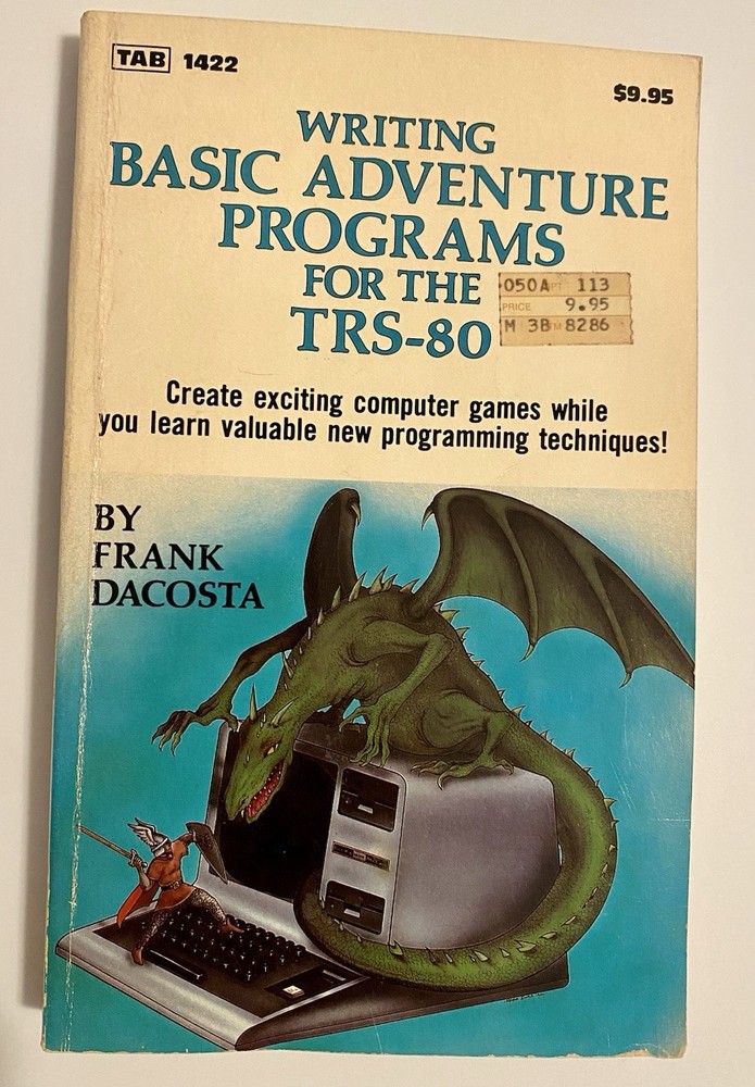 Vintage  Basic Adventure Programs For The TRS-80 Computer Games Programming Book