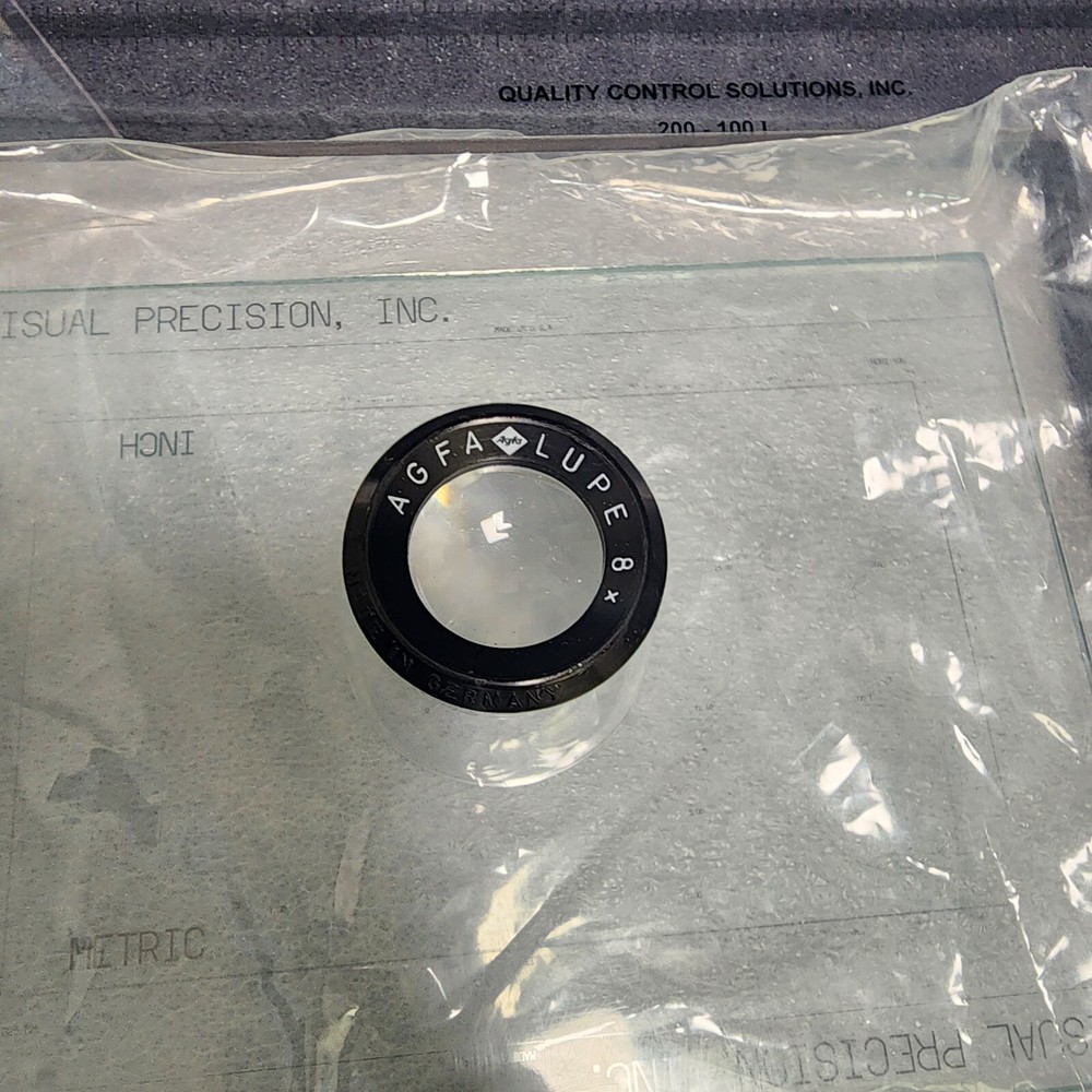 visual presion set with agfa lupe 8x