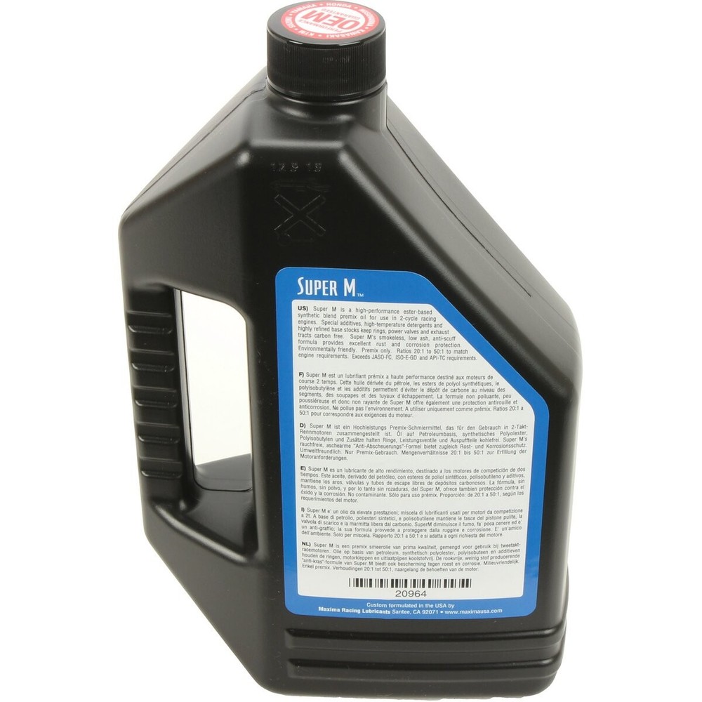 Maxima 64 oz. Super M 2-Cycle Oil - 20964