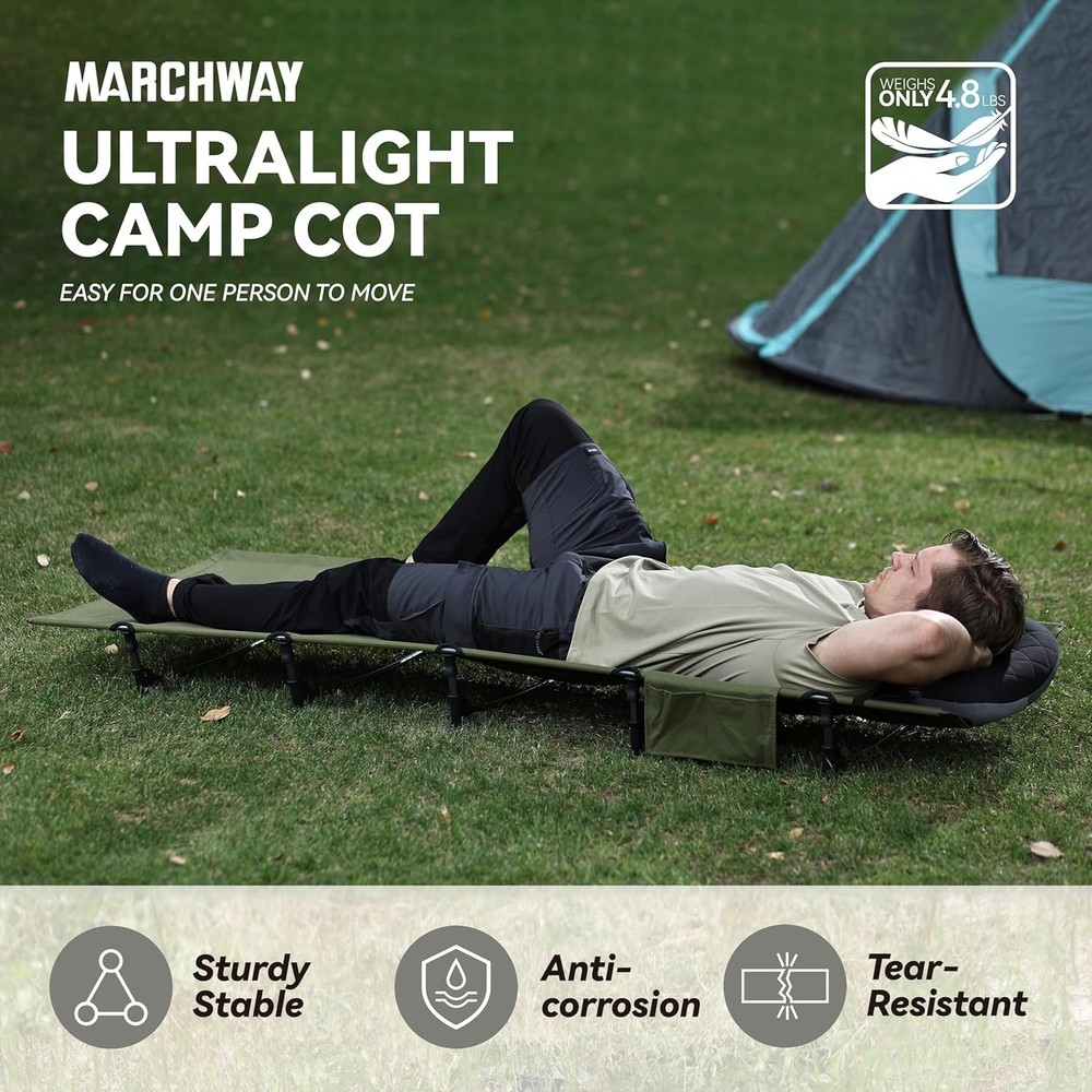 Easy Assembly Ultralight Camping Cot - Your Ultimate Portable Sleep Solution