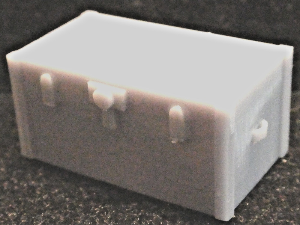Steamer Trunks x2 Resin G Scale Model Accessory