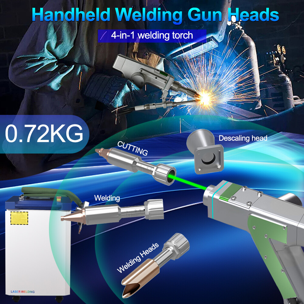 1500W Raycus Handheld Laser Welding Cutting Machine Laser Rust Remove Cleaner US