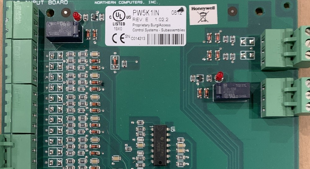 Honeywell Security ProWatch PW5K1IN Access Control Unit Input Module Board