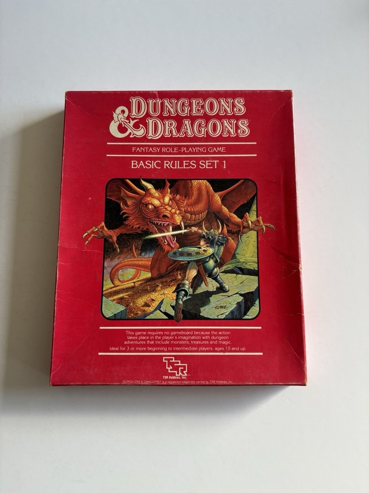 Dungeons and Dragons Basic Rules Set TSR 1983