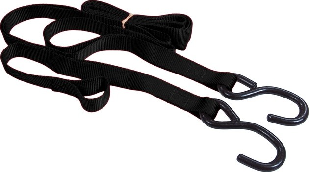 Powertye Deluxe Snowmobile Tow Strap Black