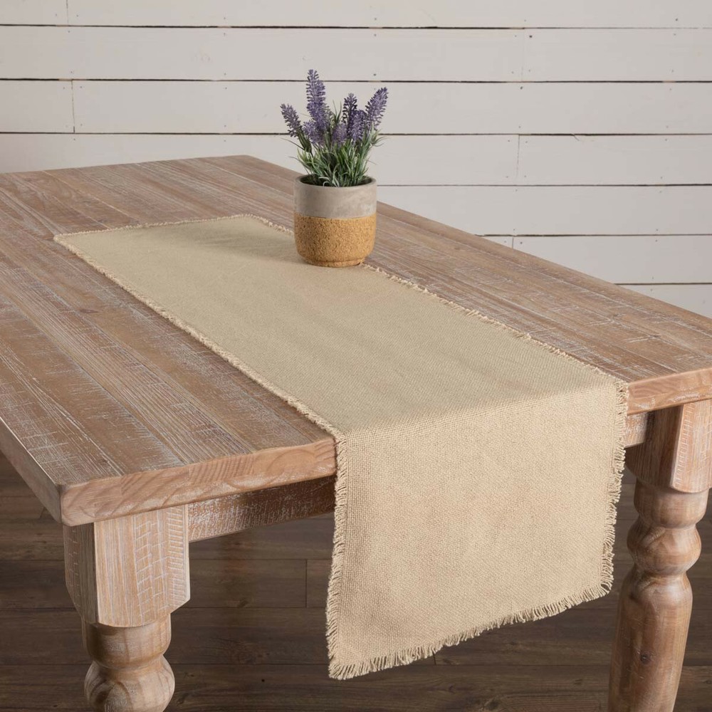 Burlap Vintage 13x48 Runner Earth-tones Primitive Rustic Wedding Country
