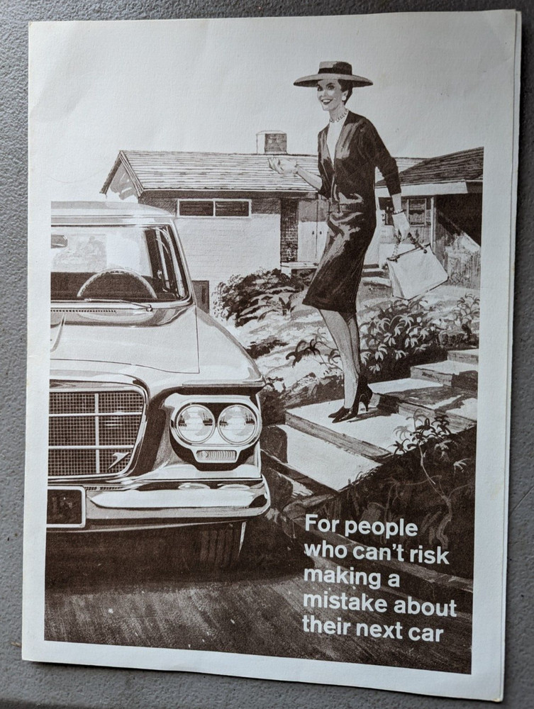1962 Studebaker Lark Teacher Four Page Brochure
