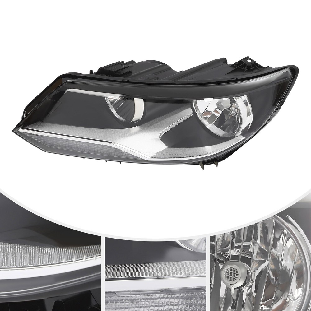 Left Driver Side Headlight Halogen Headlight For 2012-2017 Volkswagen Tiguan