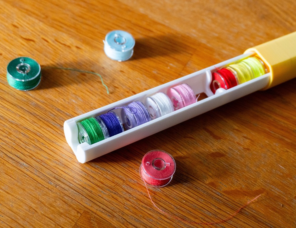 Sewing Bobbin Organizer Case Storage Box Thread Holder Container Large Capacity