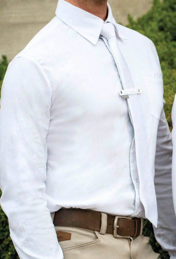 Classic White Show Tie - Men's