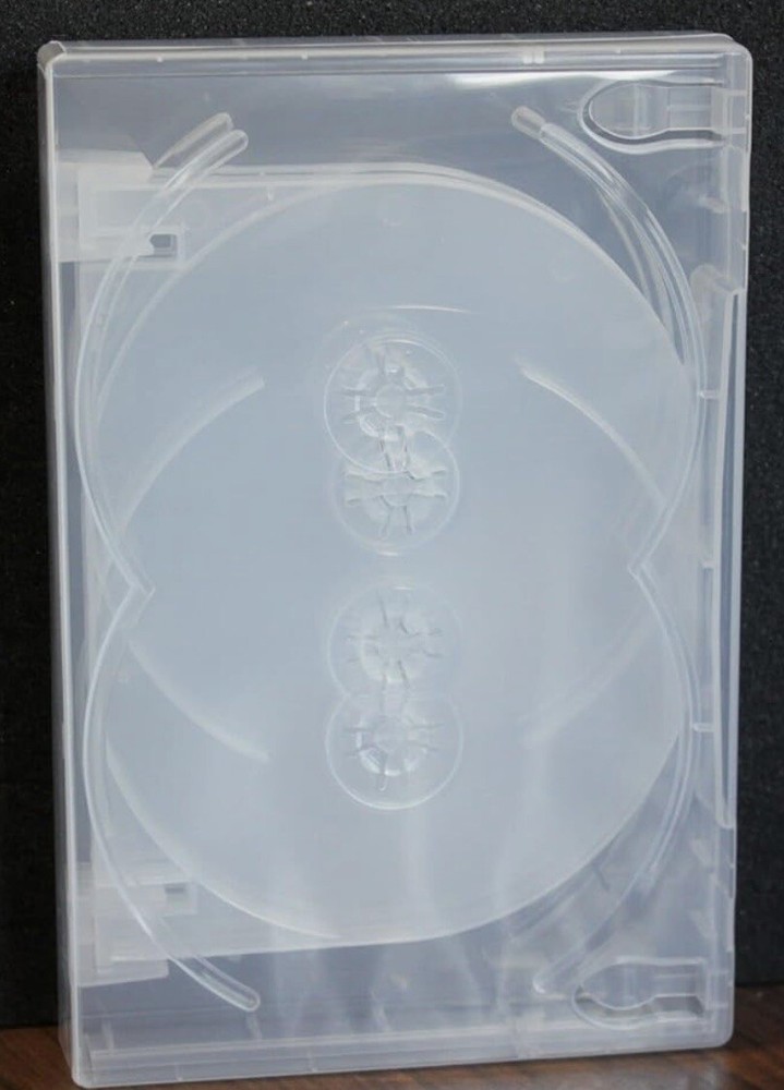 New 1 DVD Replacement Case Holding  Capacity 12 Color Clear