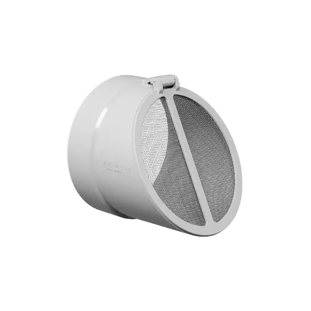 Flap Valve with Vented Screen 3 In.