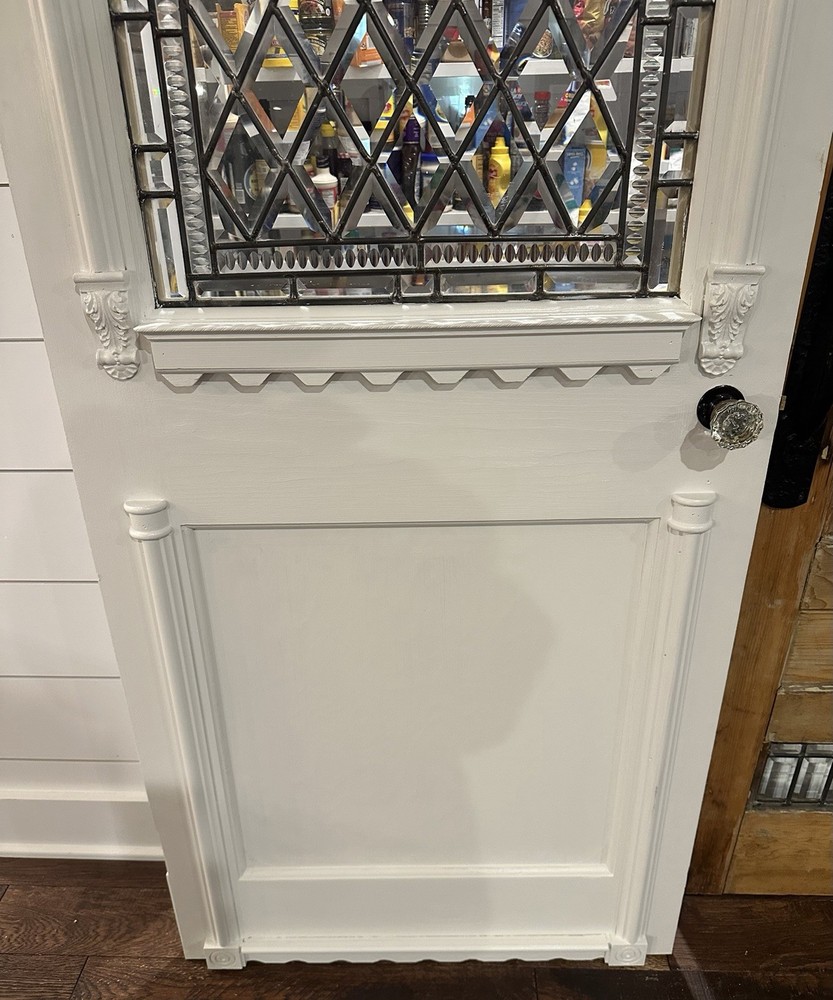 Leaded Glass Pantry Door “Snow White”