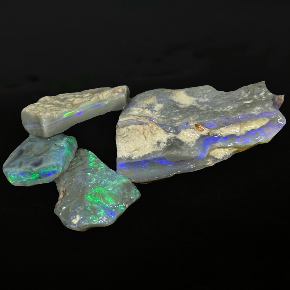 Rough Loud Australian Lightning Ridge Opal Stone Parcel