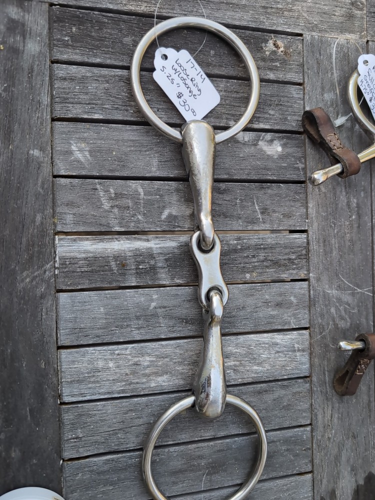 5.25" Loose Ring Snaffle with Lozenge