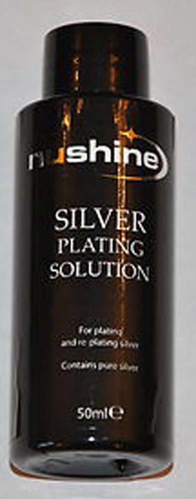 SILVER PLATING SOLUTION 50ML - RESTORE YOUR ITEMS WITH REAL SILVER