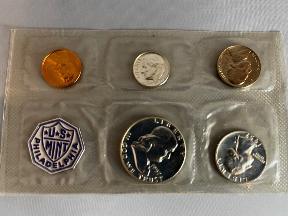 1957 US Mint Silver Proof Set w/ original Envelope and Missive