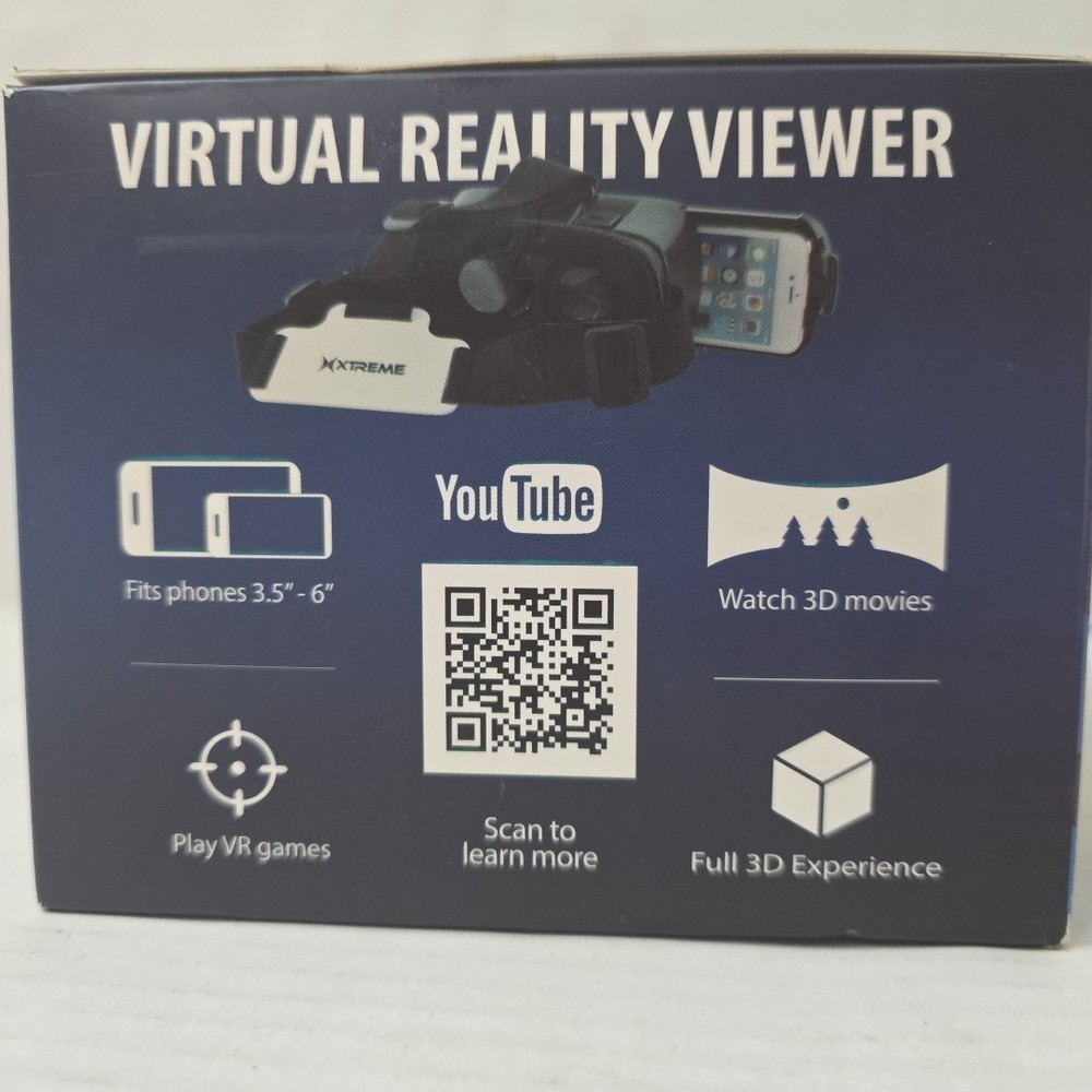 Xtreme VR Vue FX VR Headset Virtual Reality Viewer For iPhone Android 3.5–6”