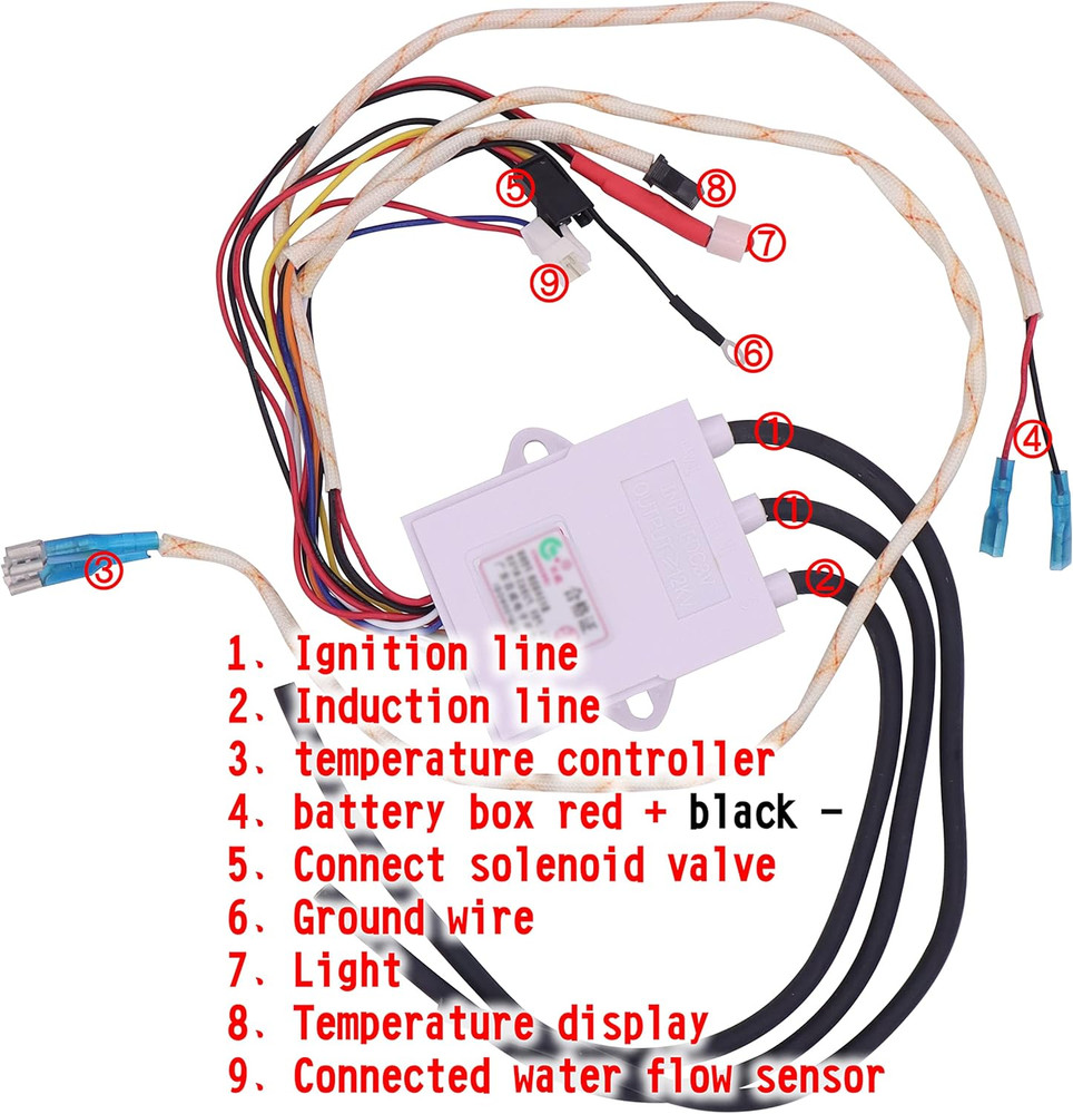 Universal Direct-Row Gas Water Heater Pulse Igniter, Flue Type Igniter Controlle