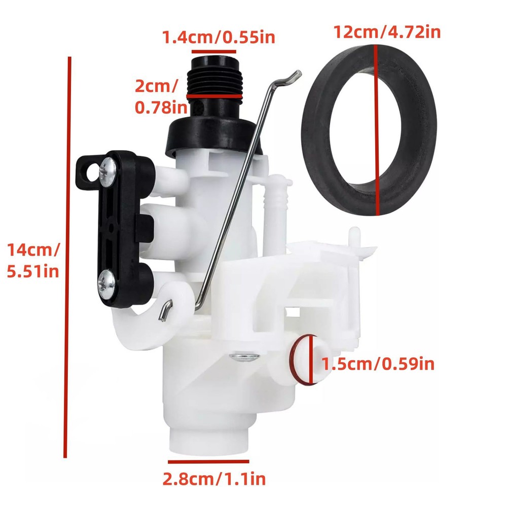 1Pc 31705 RV Toilet Water Valve Kit Replacement Parts For Thetford Aqua-Magic V