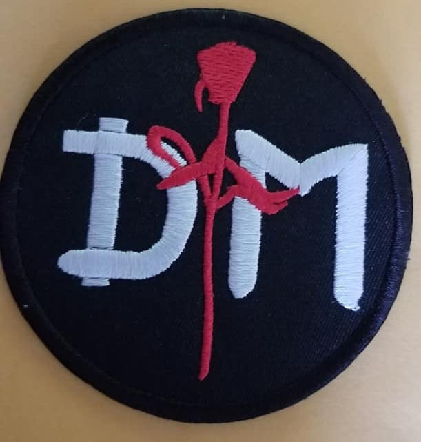 Embroidered Depeche Mode Electronic music Patch 3"