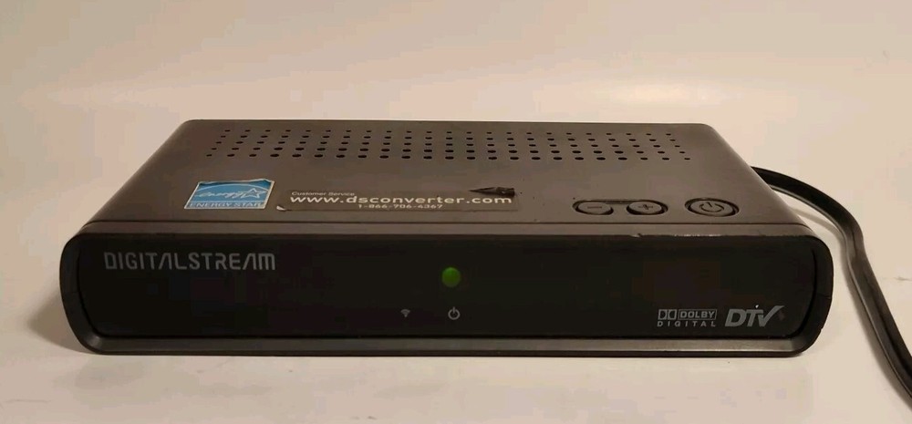 Digital Stream Analog Pass-Through DTV Converter Box DTX9950 See Description