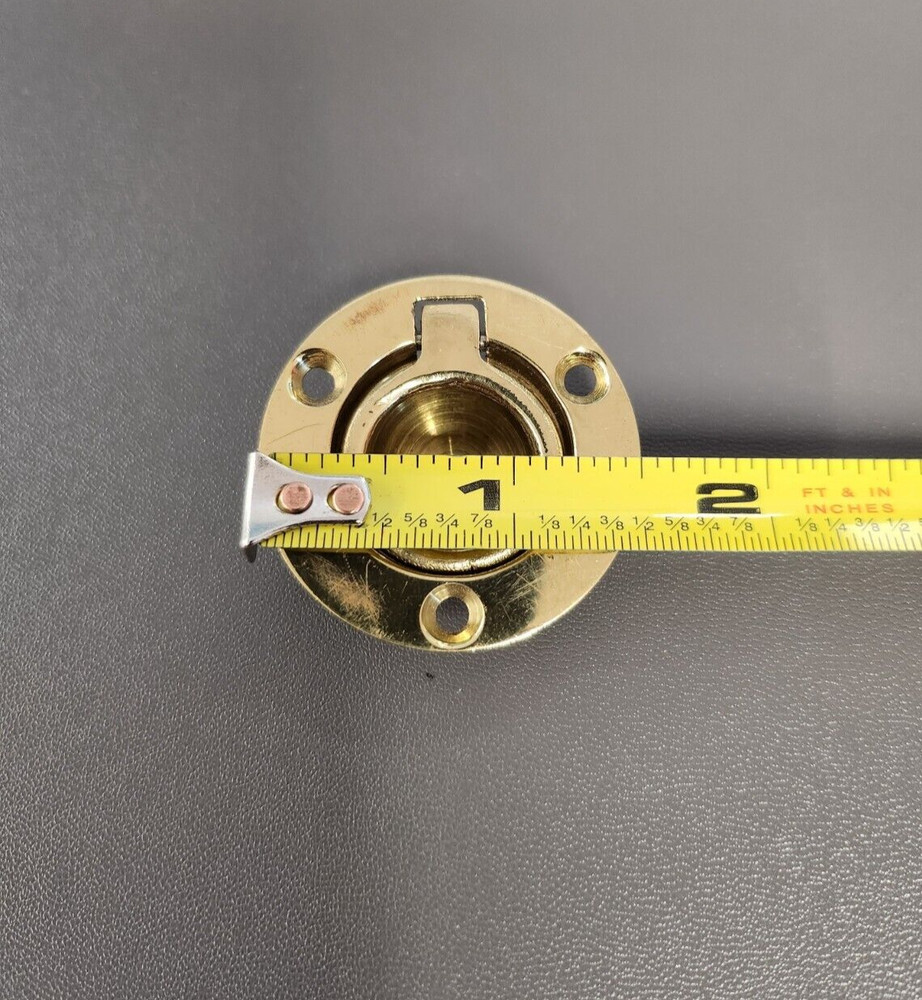 Merit Metal, Brass Flush Pull Ring 1-1/2" 10 pack, NEW, READ DISCRIPTION