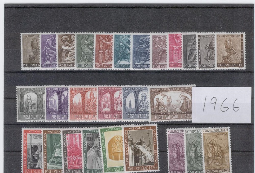 (FY66) Vatican Full yearset MNH 1966