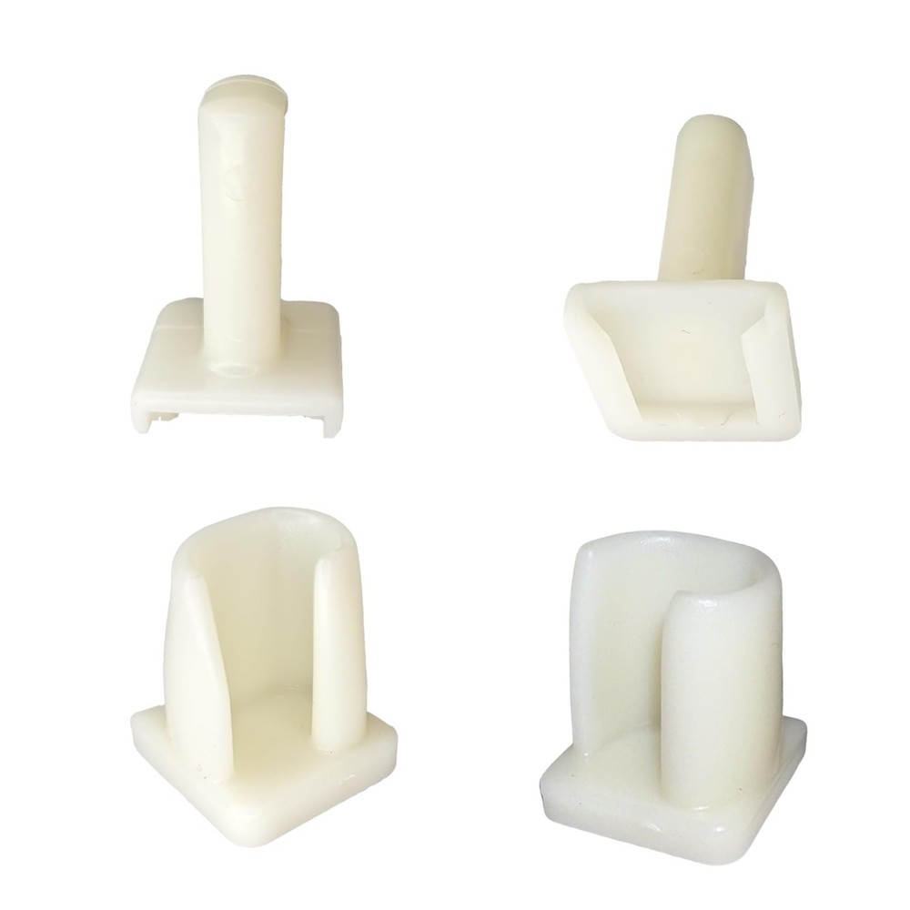 QJPT 819091 Refrigerator Shelf Support studs Kit,Fit for Whirlpool, White