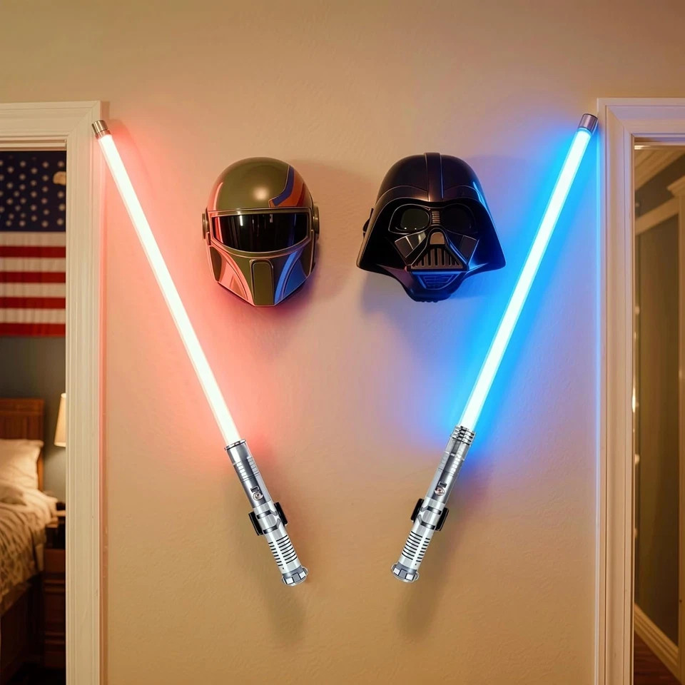 Adjustable Lightsaber Wall Mount Vertical Display Stand Horizontal Light Saber H