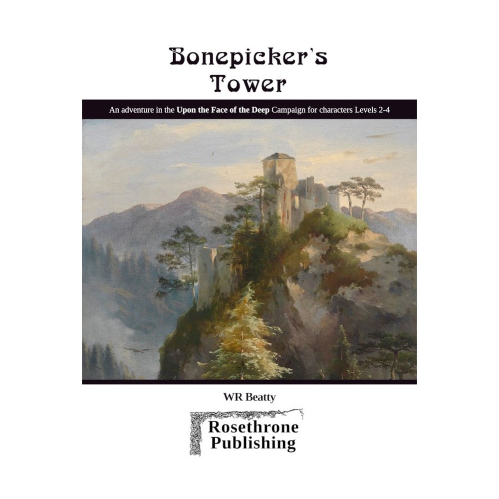 Rosethrone RPGs Bonepicker's Tower (POD, Black & White) NM