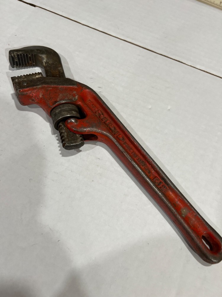 Ridgid 12" Offset Pipe Wrench E12 USA