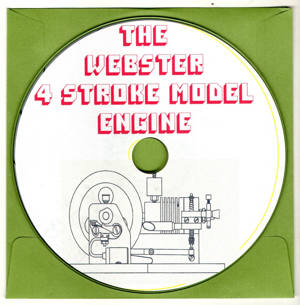 Webster 4 stroke model engine  Hit & Miss Build Yourself CD-ROM pdf