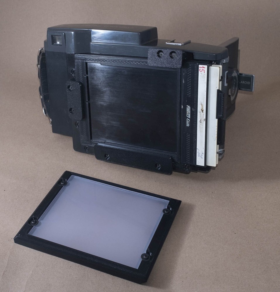 Polaroid 110A/B / 120 / 800 - 3d printed 4x5 conversion kit instructions
